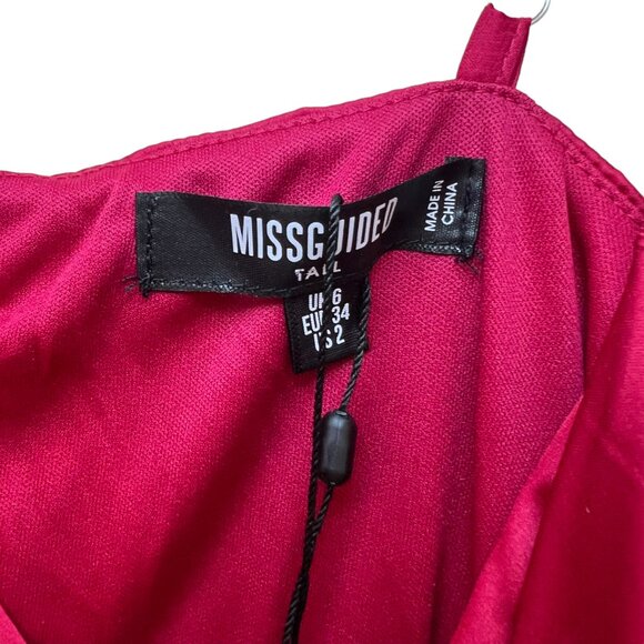 Missguided satin cowl ruched side mini dress - Picture 3 of 7